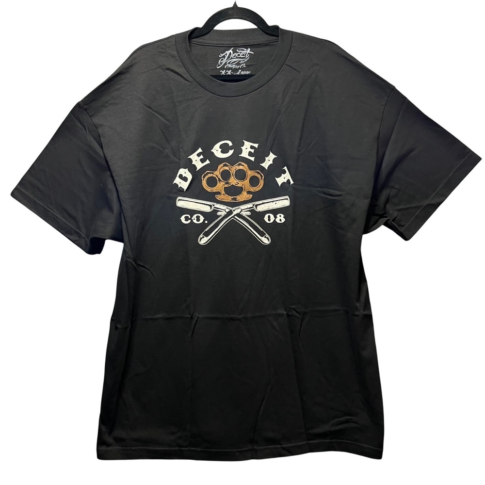 Graphic T-Shirt Snitches Get Stitches XX-Large Black‎ Deceit Y2K Streetwear